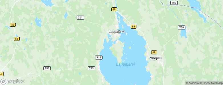 Lappajärvi, Finland Map