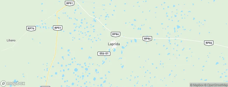 Laprida, Argentina Map