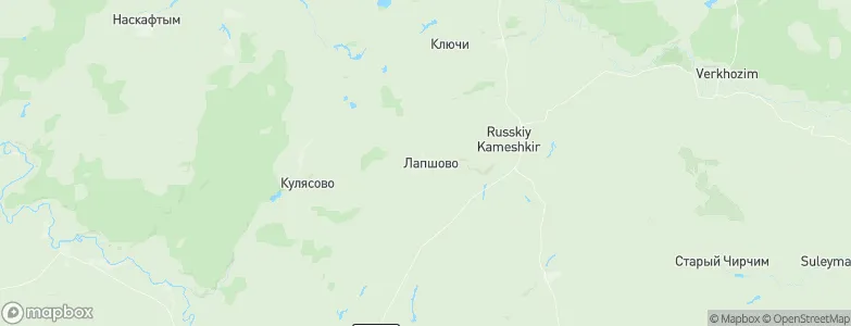 Lapshovo, Russia Map