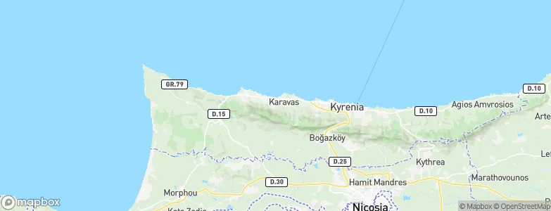 Lapta, Cyprus Map