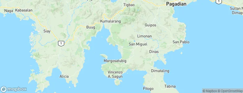 Lapuyan, Philippines Map