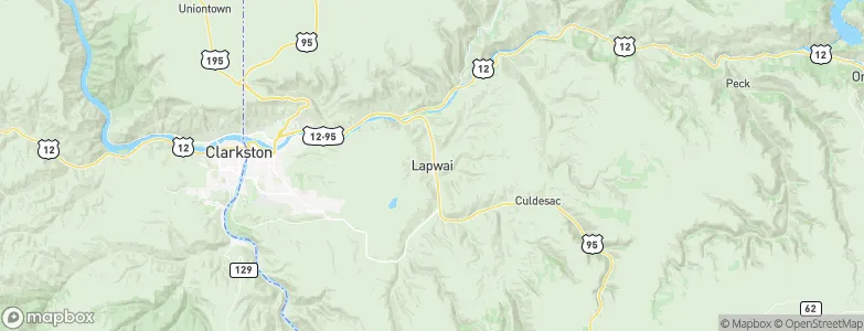 Lapwai, United States Map