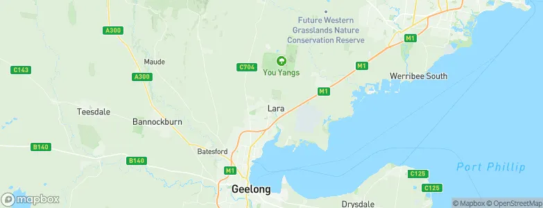 Lara, Australia Map