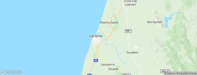 Larache, Morocco Map