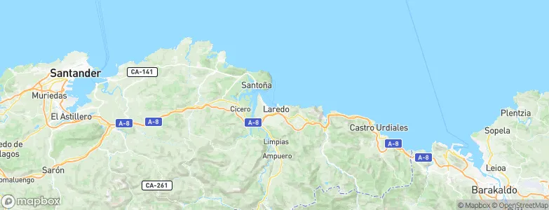 Laredo, Spain Map