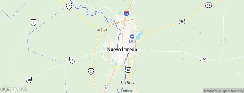 Laredo, United States Map