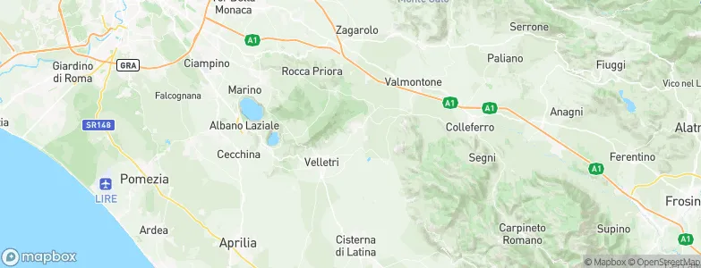 Lariano, Italy Map