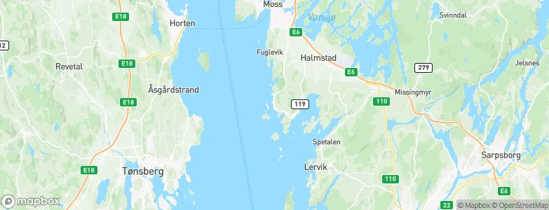 Larkollen, Norway Map