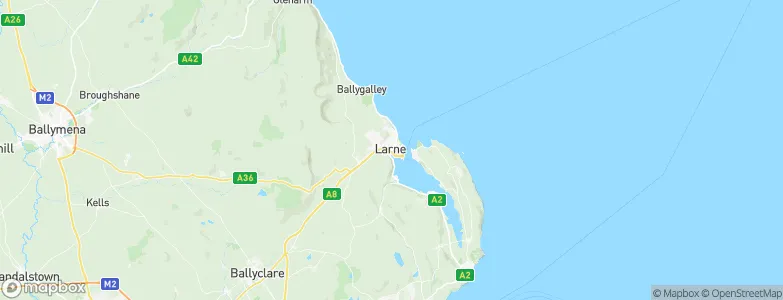 Larne, United Kingdom Map