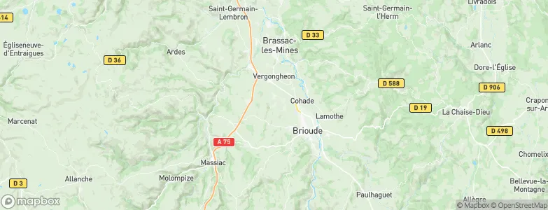 Laroche, France Map