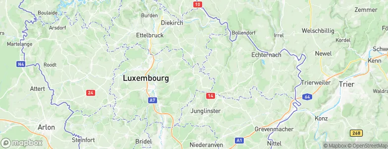 Larochette, Luxembourg Map