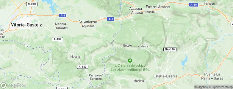 Larraona, Spain Map