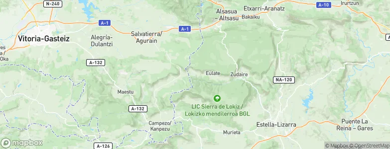 Larraona, Spain Map