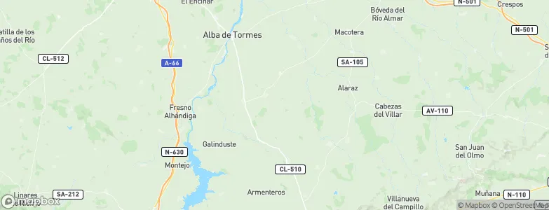 Larrodrigo, Spain Map