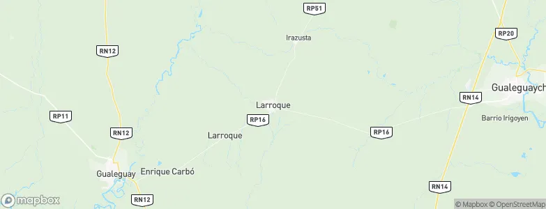 Larroque, Argentina Map