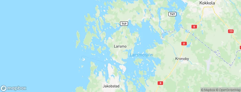 Larsmo, Finland Map