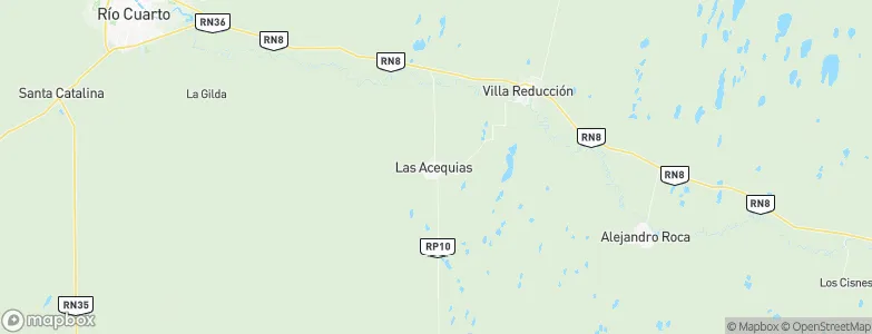 Las Acequias, Argentina Map