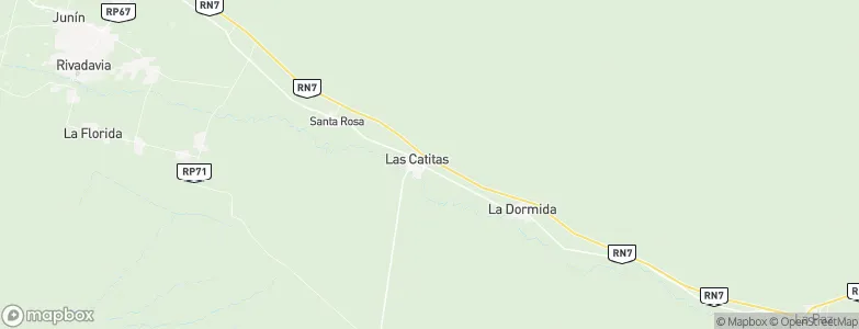 Las Catitas, Argentina Map