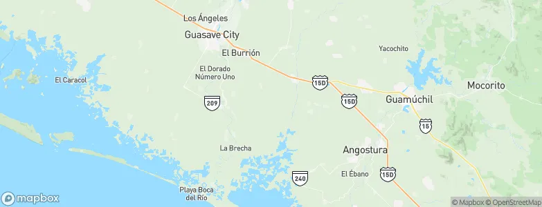 Las Compuertas, Mexico Map