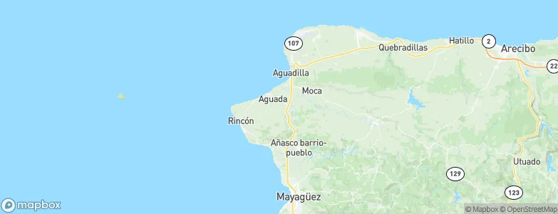 Las Corozas, Puerto Rico Map