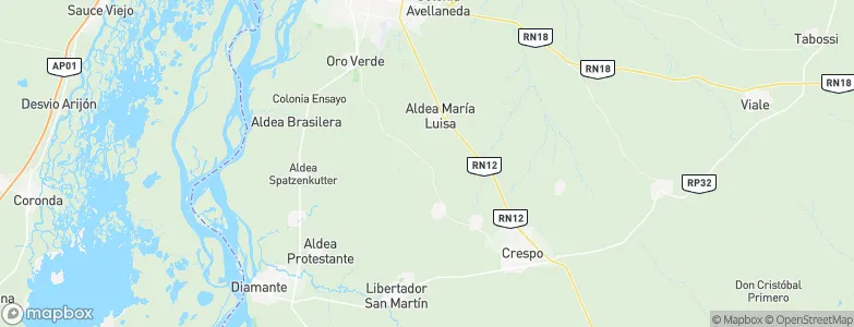 Las Delicias, Argentina Map