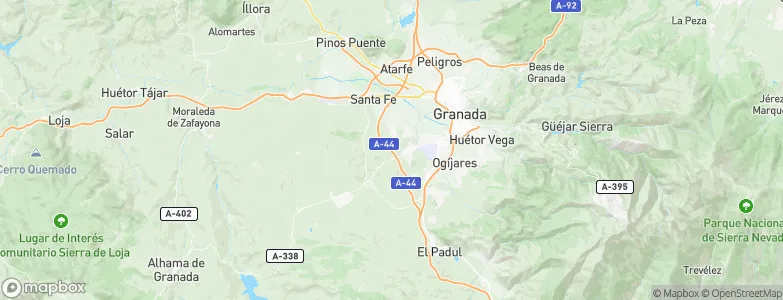 Las Gabias, Spain Map