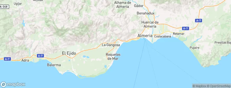 Las Hortichuelas, Spain Map