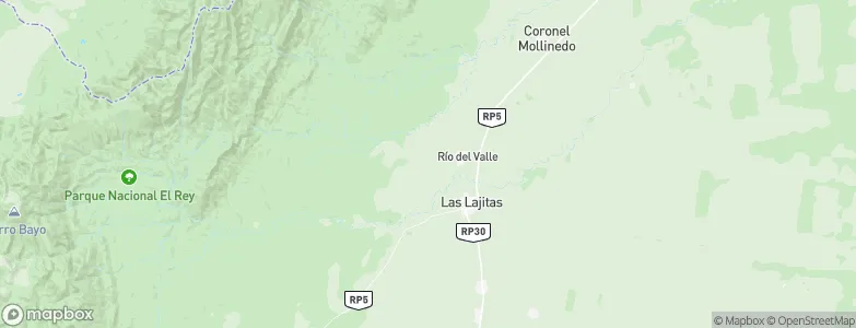 Las Lajitas, Argentina Map