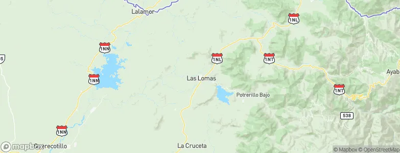 Las Lomas, Peru Map