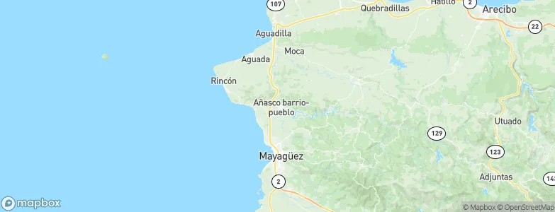 Las Marias, Puerto Rico Map