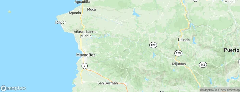 Las Marías, Puerto Rico Map