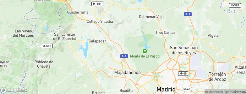 Las Matas, Spain Map