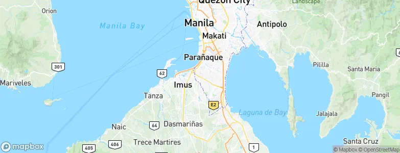 Las Piñas, Philippines Map