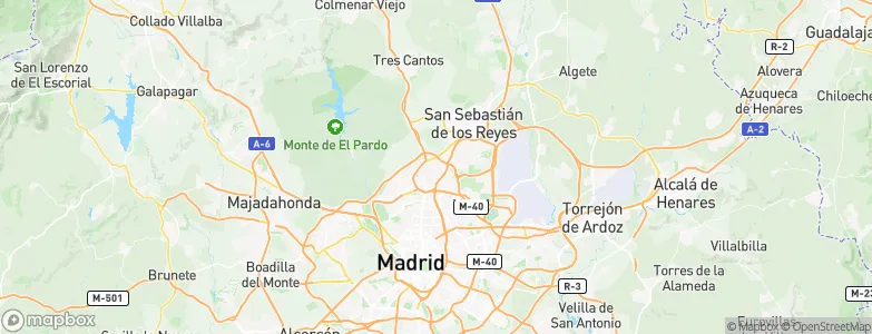 Las Tablas, Spain Map