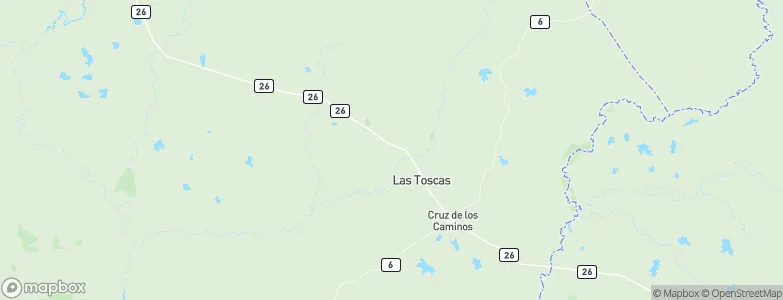 Las Toscas, Uruguay Map