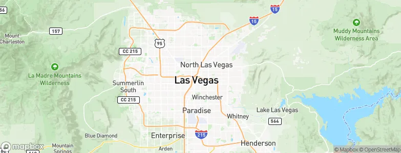 Las Vegas, United States Map