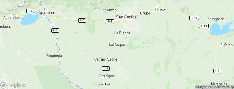 Las Vegas, Venezuela Map