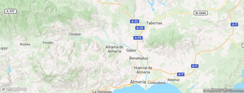 Las Yeseras de Galáchar, Spain Map