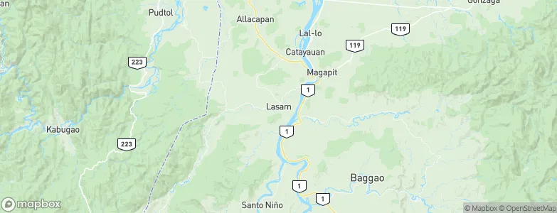 Lasam, Philippines Map