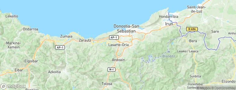 Lasarte, Spain Map