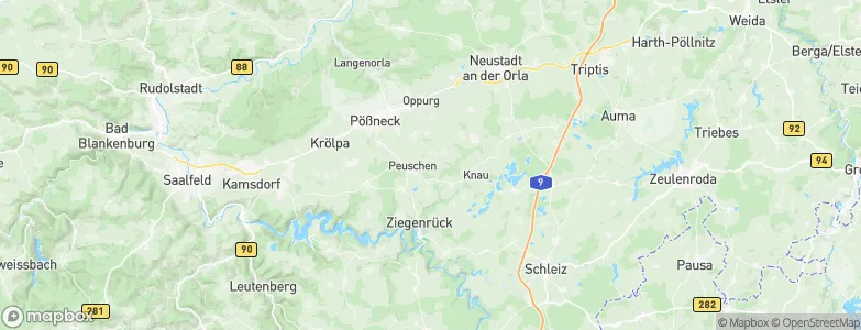Laskau, Germany Map