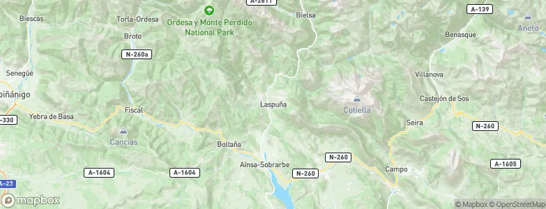 Laspuña, Spain Map