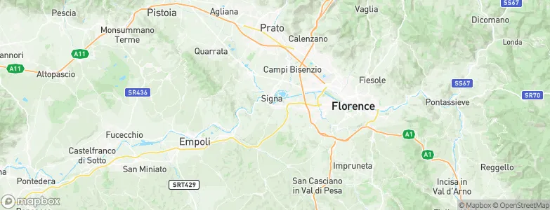 Lastra a Signa, Italy Map