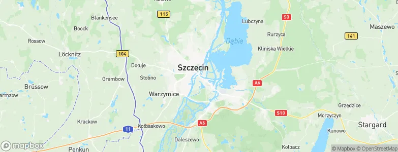 Łasztownia, Poland Map
