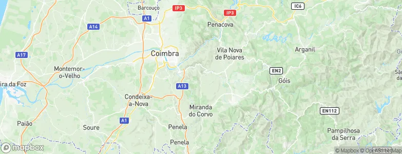 Lata, Portugal Map