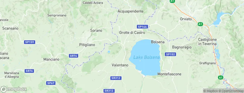 Latera, Italy Map
