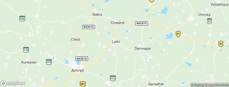 Lāthi, India Map
