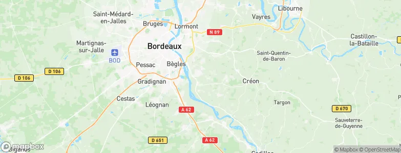 Latresne, France Map