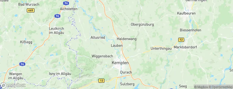 Lauben, Germany Map