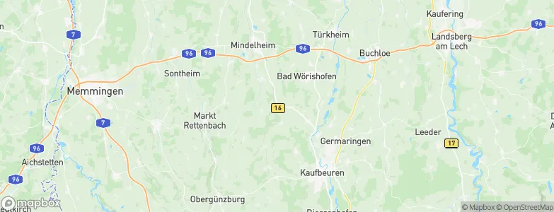 Lauchdorf, Germany Map